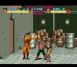 Final Fight Guy (USA) In game screenshot